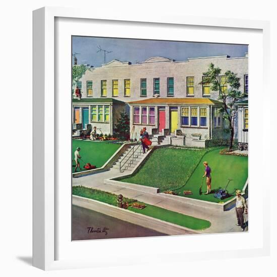 "I'd Rather Be Golfing," May 20, 1961-Thornton Utz-Framed Giclee Print