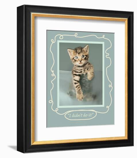 I Didn't Do It-Rachael Hale-Framed Premium Giclee Print