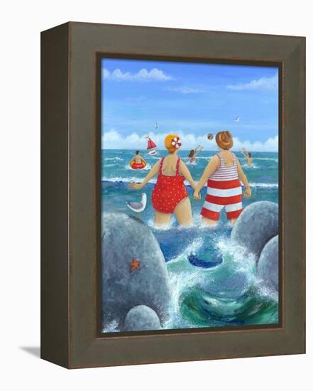 I Do Like to Be Beside the Seaside-Peter Adderley-Framed Stretched Canvas