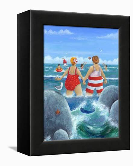 I Do Like to Be Beside the Seaside-Peter Adderley-Framed Stretched Canvas