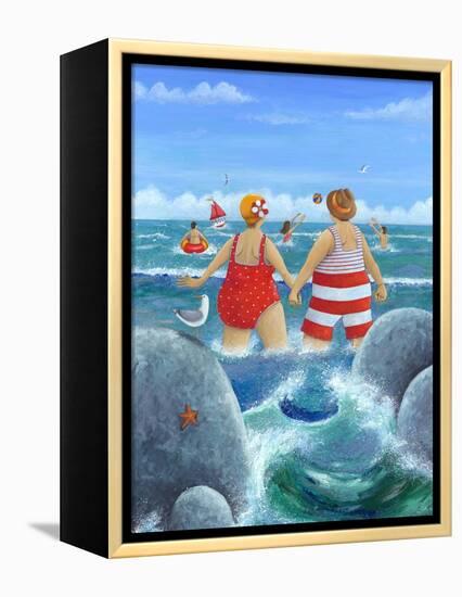 I Do Like to Be Beside the Seaside-Peter Adderley-Framed Stretched Canvas