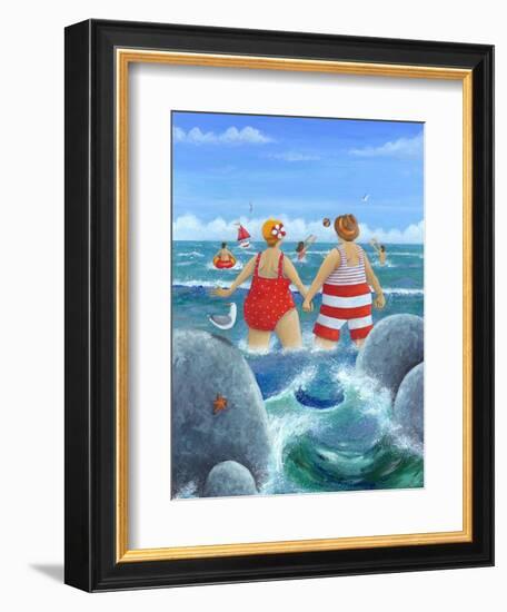 I Do Like to Be Beside the Seaside-Peter Adderley-Framed Art Print