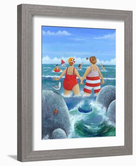 I Do Like to Be Beside the Seaside-Peter Adderley-Framed Art Print