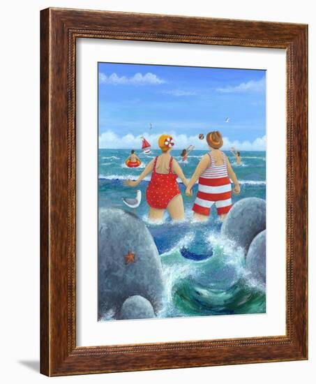 I Do Like to Be Beside the Seaside-Peter Adderley-Framed Art Print