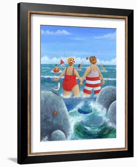 I Do Like to Be Beside the Seaside-Peter Adderley-Framed Art Print