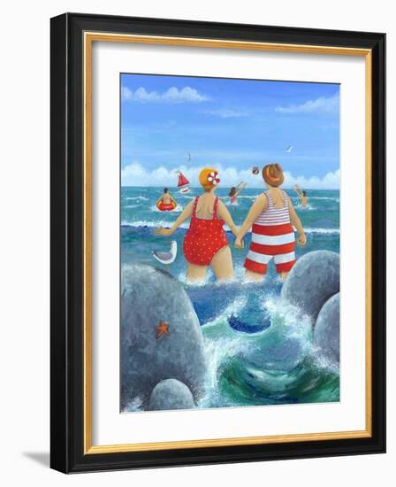 I Do Like to Be Beside the Seaside-Peter Adderley-Framed Art Print