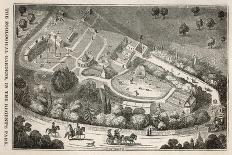 Regent's Park London: a Bird's Eye View of the Gardens of the Zoological Society-I. Dodd-Framed Stretched Canvas