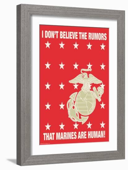 I Don't Believe the Rumors-Wilbur Pierce-Framed Art Print