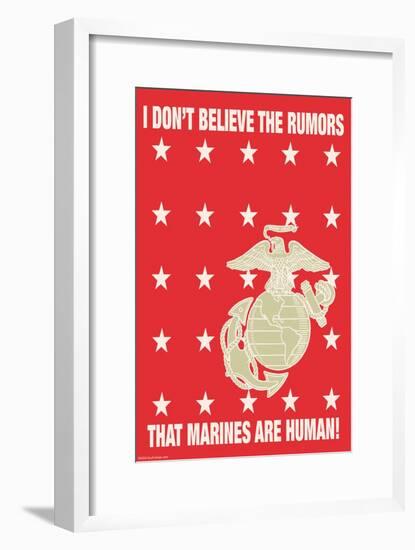 I Don't Believe the Rumors-Wilbur Pierce-Framed Art Print