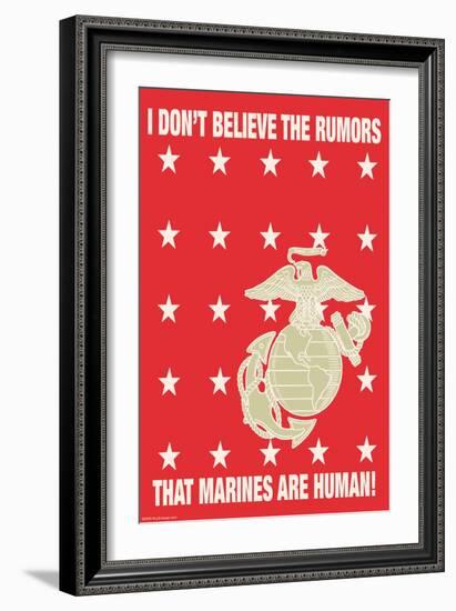 I Don't Believe the Rumors-Wilbur Pierce-Framed Art Print