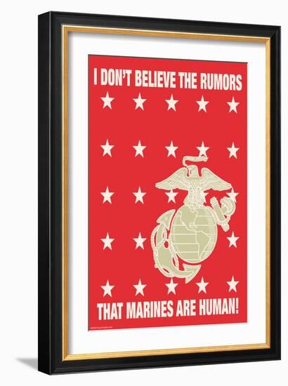 I Don't Believe the Rumors-Wilbur Pierce-Framed Art Print