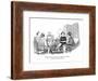 "I don't know why I don't care about the bottom of the ocean, but I don't." - New Yorker Cartoon-Charles Saxon-Framed Premium Giclee Print