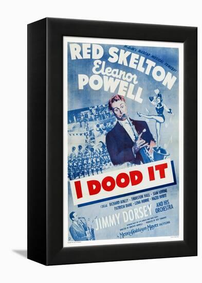 I Dood It, Jimmy Dorsey, Red Skelton, Eleanor Powell, 1943-null-Framed Stretched Canvas