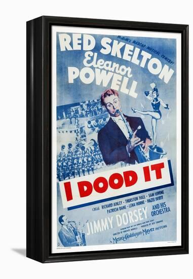 I Dood It, Jimmy Dorsey, Red Skelton, Eleanor Powell, 1943-null-Framed Stretched Canvas