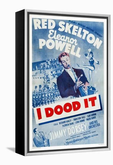 I Dood It, Jimmy Dorsey, Red Skelton, Eleanor Powell, 1943-null-Framed Stretched Canvas