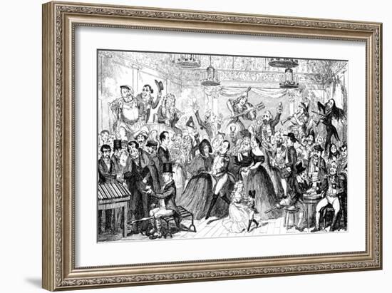 I Dreamt I Slept at Madame Tussaud's !-George Cruikshank-Framed Art Print