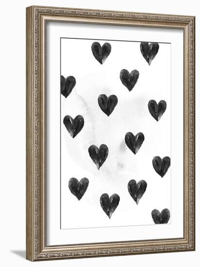 I Drew a Few Hearts for You-Robert Farkas-Framed Giclee Print