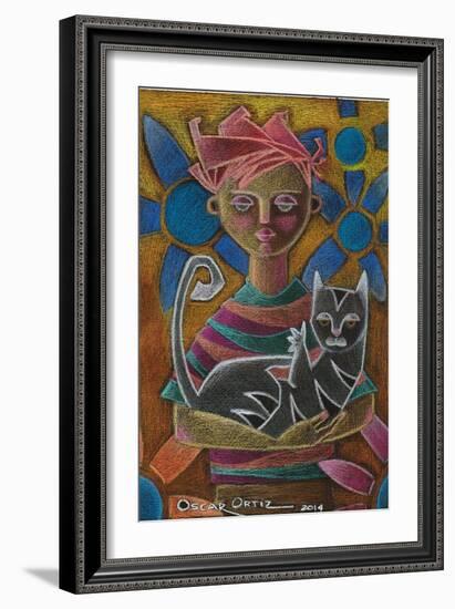 I Found This Kid and I'm Keeping It-Oscar Ortiz-Framed Giclee Print