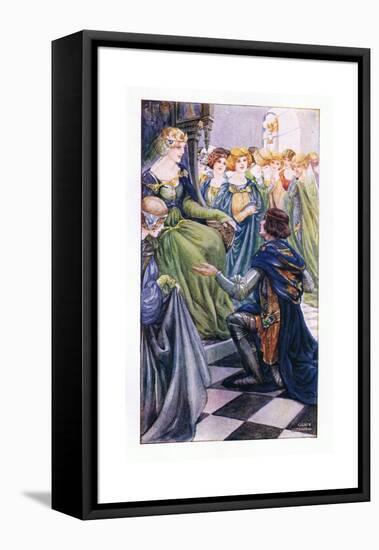 "I Give You a Year and a Day"-Anne Anderson-Framed Premier Image Canvas