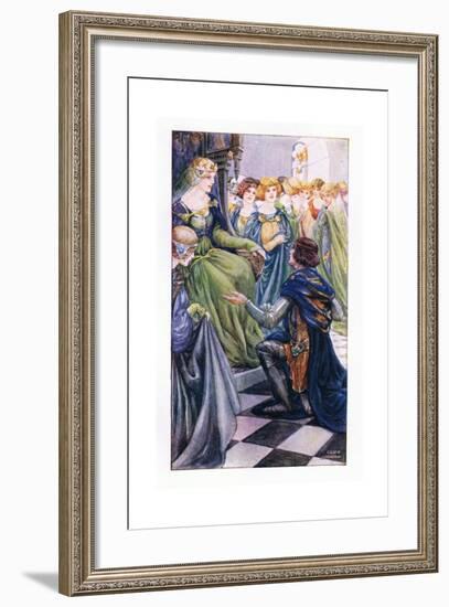 "I Give You a Year and a Day"-Anne Anderson-Framed Giclee Print