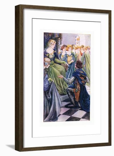 "I Give You a Year and a Day"-Anne Anderson-Framed Giclee Print