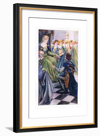 "I Give You a Year and a Day"-Anne Anderson-Framed Giclee Print