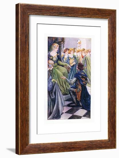 "I Give You a Year and a Day"-Anne Anderson-Framed Giclee Print