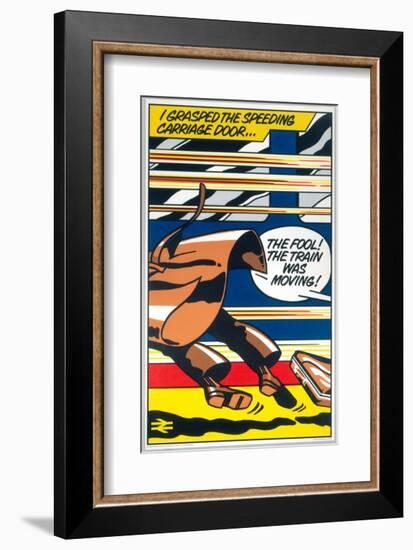 I Grasped the Speeding Carriage Door-null-Framed Art Print