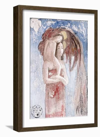 I Greet Thee Maria, C.1894-Paul Gauguin-Framed Giclee Print