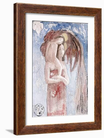 I Greet Thee Maria, C.1894-Paul Gauguin-Framed Giclee Print