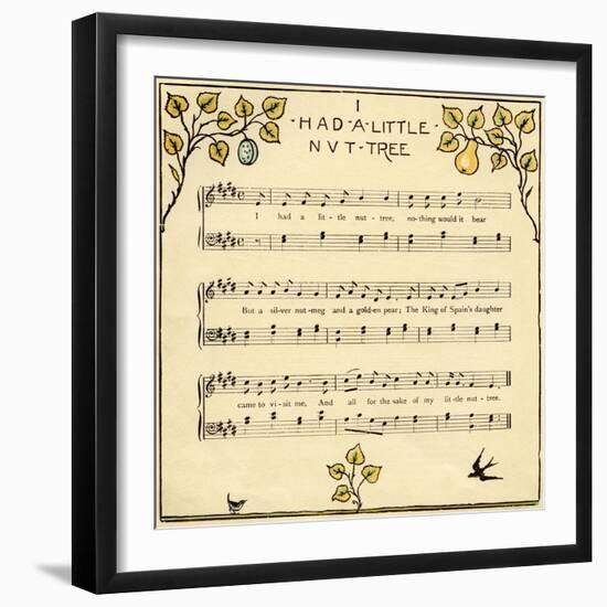 I had a little nut tree-Walter Crane-Framed Giclee Print