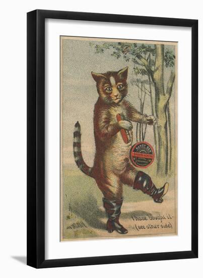 I Have Bought it Handy Box Shoe Blacking Trade Card-null-Framed Giclee Print