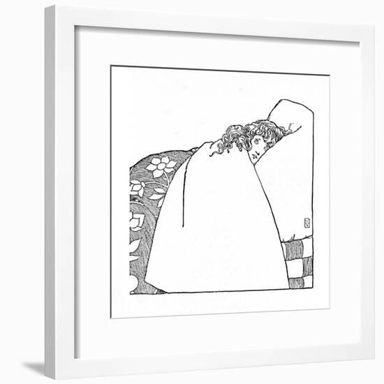 'I Have Scarcely Closed My Eyes The Whole Night Through', c1930-W Heath Robinson-Framed Giclee Print