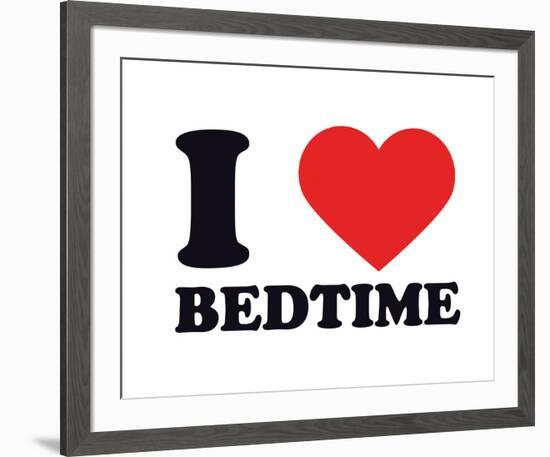 I Heart Bedtime-null-Framed Giclee Print