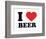 I Heart Beer-null-Framed Giclee Print