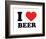 I Heart Beer-null-Framed Giclee Print