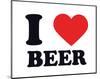 I Heart Beer-null-Mounted Giclee Print