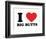 I Heart Big Butts-null-Framed Giclee Print