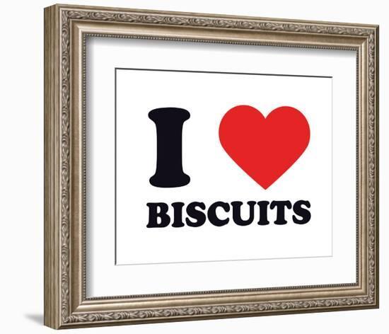 I Heart Biscuits-null-Framed Giclee Print