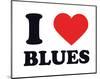 I Heart Blues-null-Mounted Giclee Print