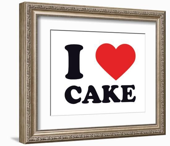 I Heart Cake-null-Framed Giclee Print