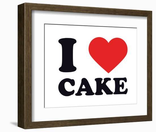 I Heart Cake-null-Framed Giclee Print
