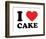 I Heart Cake-null-Framed Giclee Print