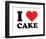 I Heart Cake-null-Framed Giclee Print