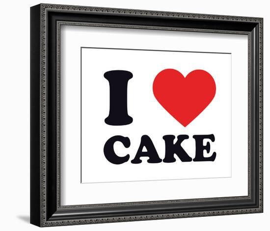 I Heart Cake-null-Framed Giclee Print