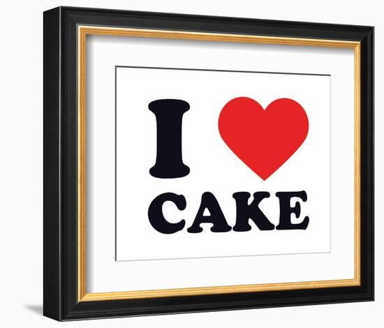 I Heart Cake-null-Framed Giclee Print