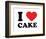 I Heart Cake-null-Framed Giclee Print