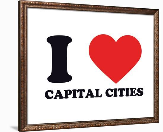 I Heart Capital Cities-null-Framed Giclee Print