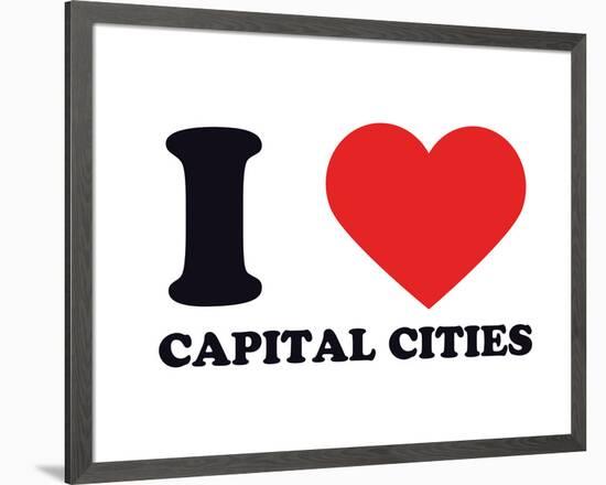 I Heart Capital Cities-null-Framed Giclee Print