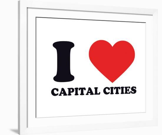 I Heart Capital Cities-null-Framed Giclee Print